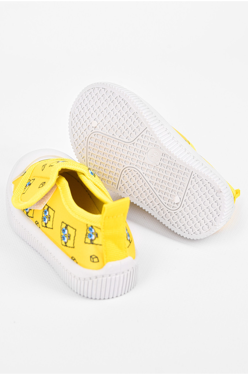 Мокасины детские желтого цвета 2345 198754