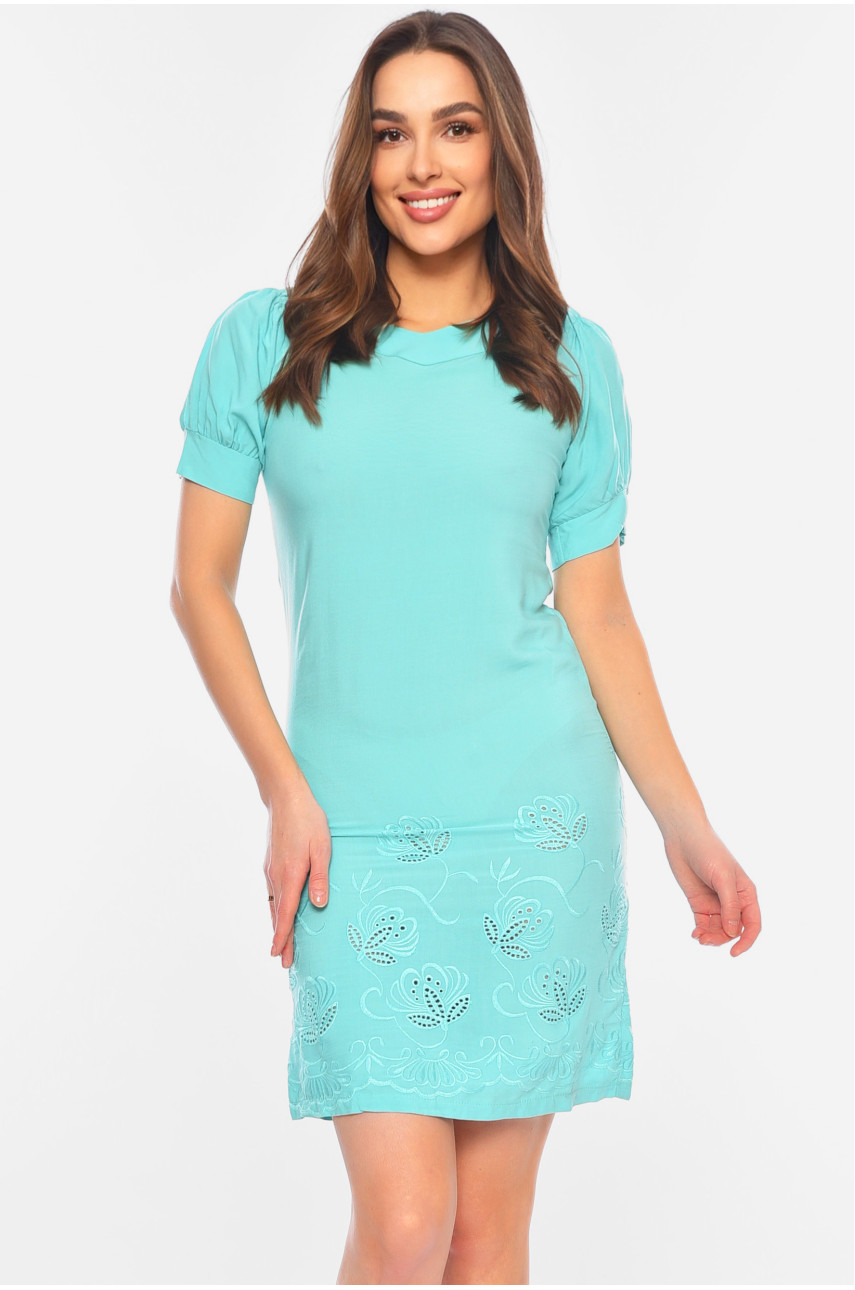 Платье женское мятного цвета 022 198758