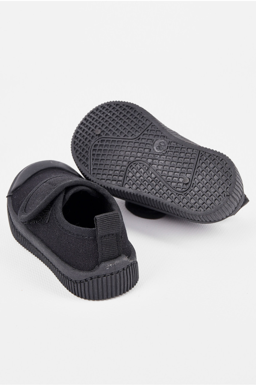 Мокасины детские черного цвета 2346 198761