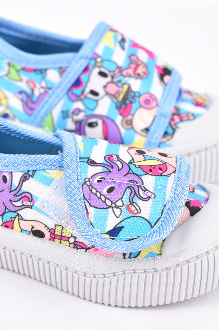 Мокасини дитячі блакитного кольору 2344 198767