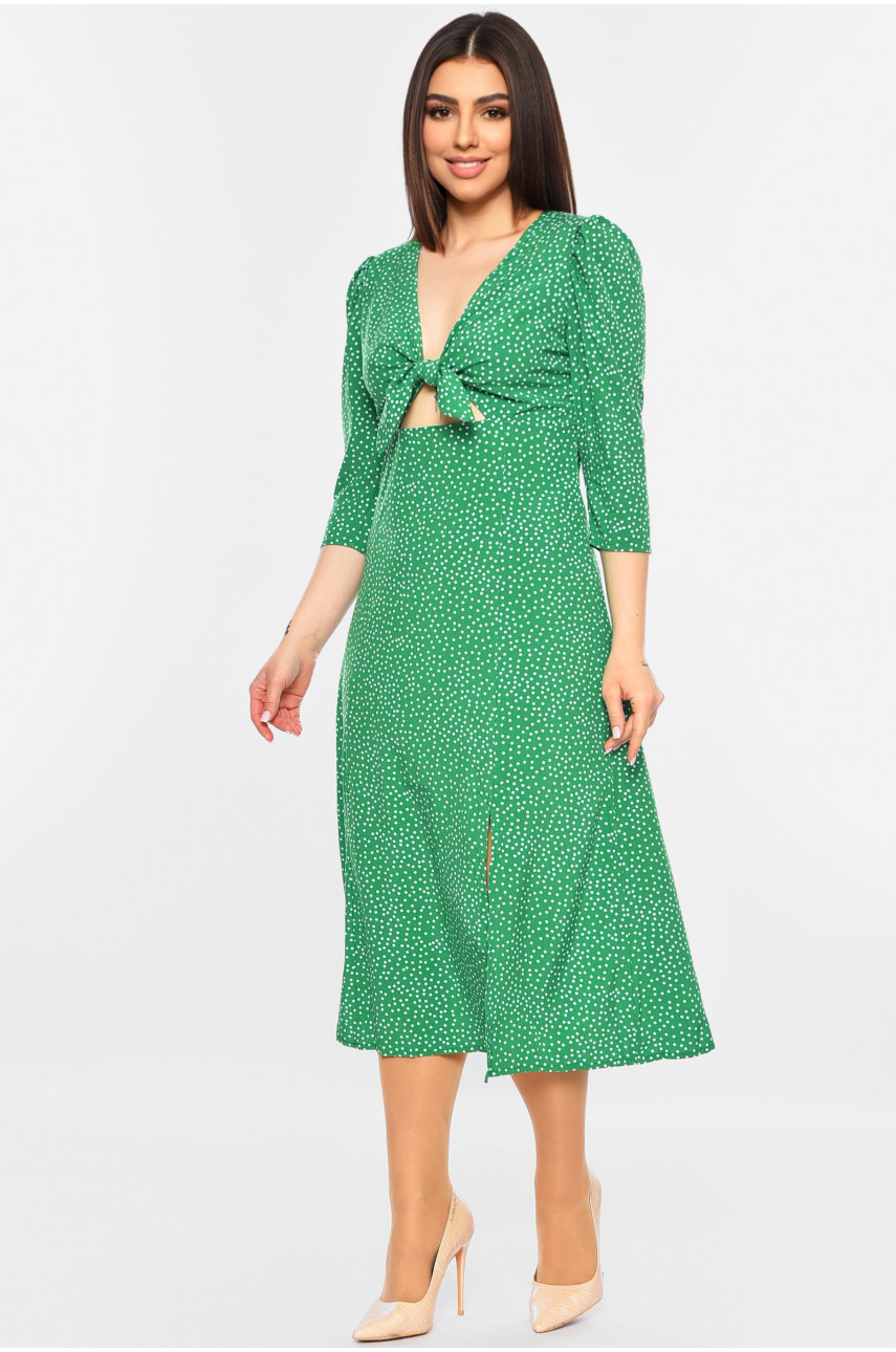 Платье женское зелёного цвета 8816 198780