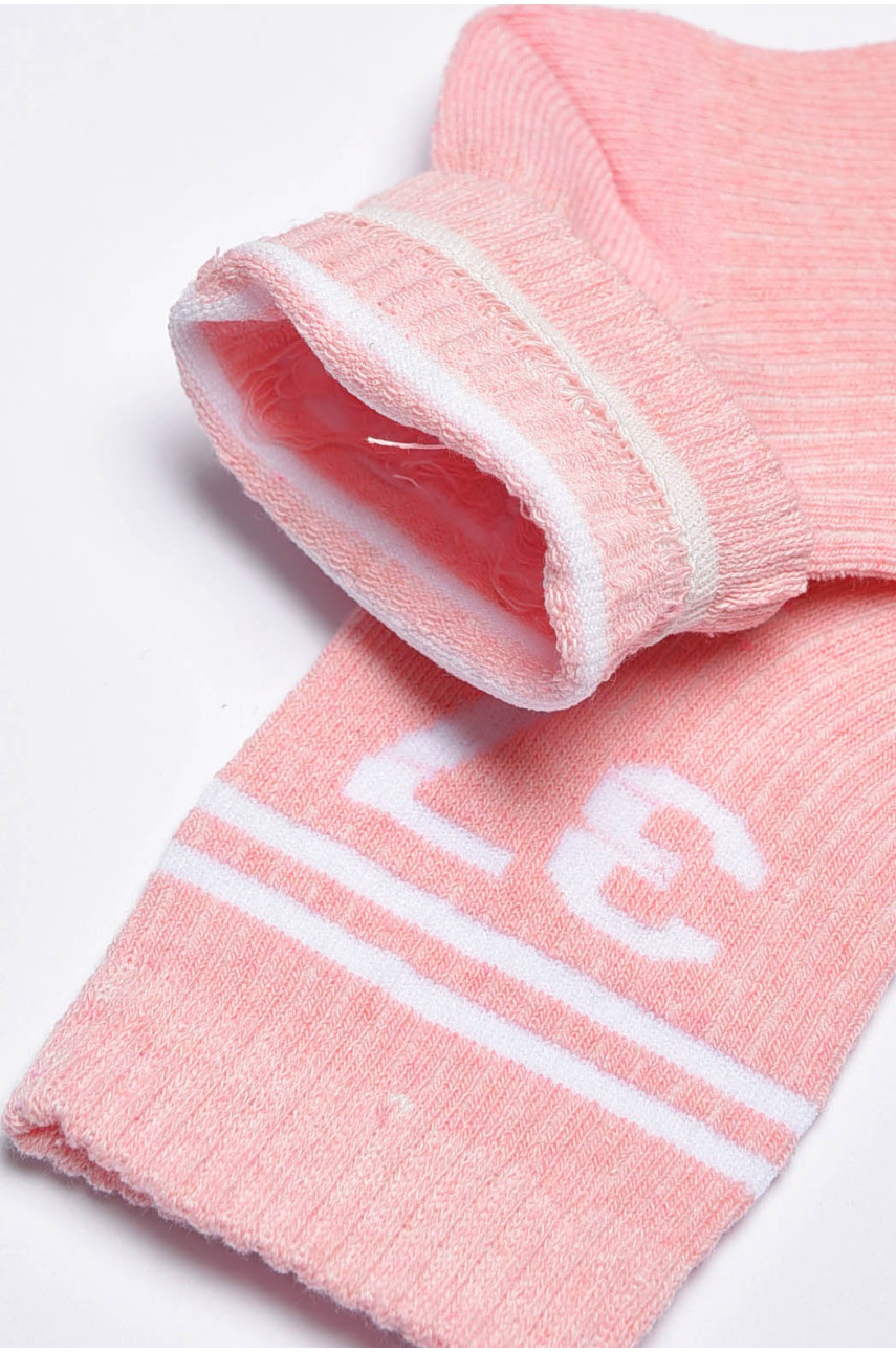 Носки женские демисезонные розового цвета 198786