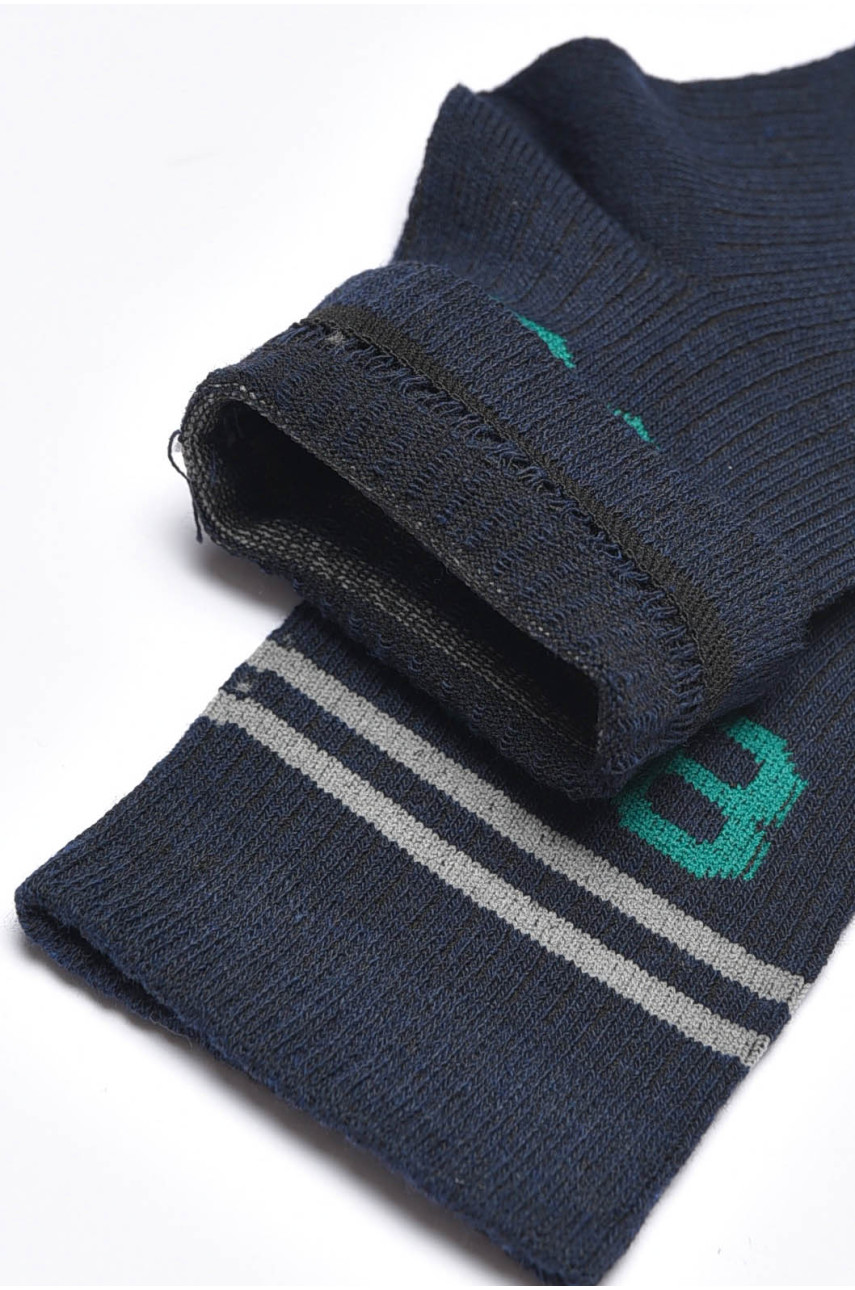 Шкарпетки жіночі демісезонні темно-синього кольору 198787