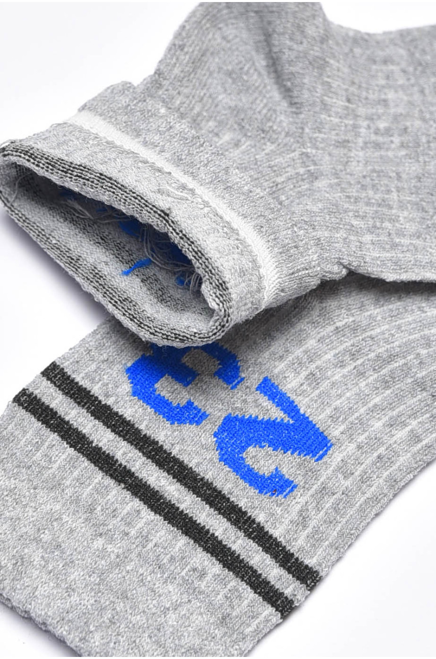 Шкарпетки жіночі демісезонні сірого кольору 198788