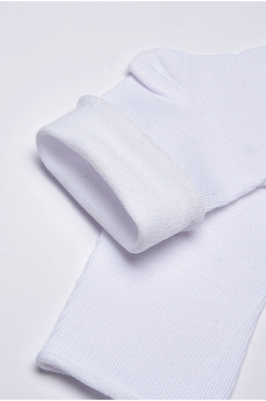 Шкарпетки жіночі медичні демісезонні білого кольору 198798 Шкарпетки жіночі медичні демісезонні білого кольору 198798