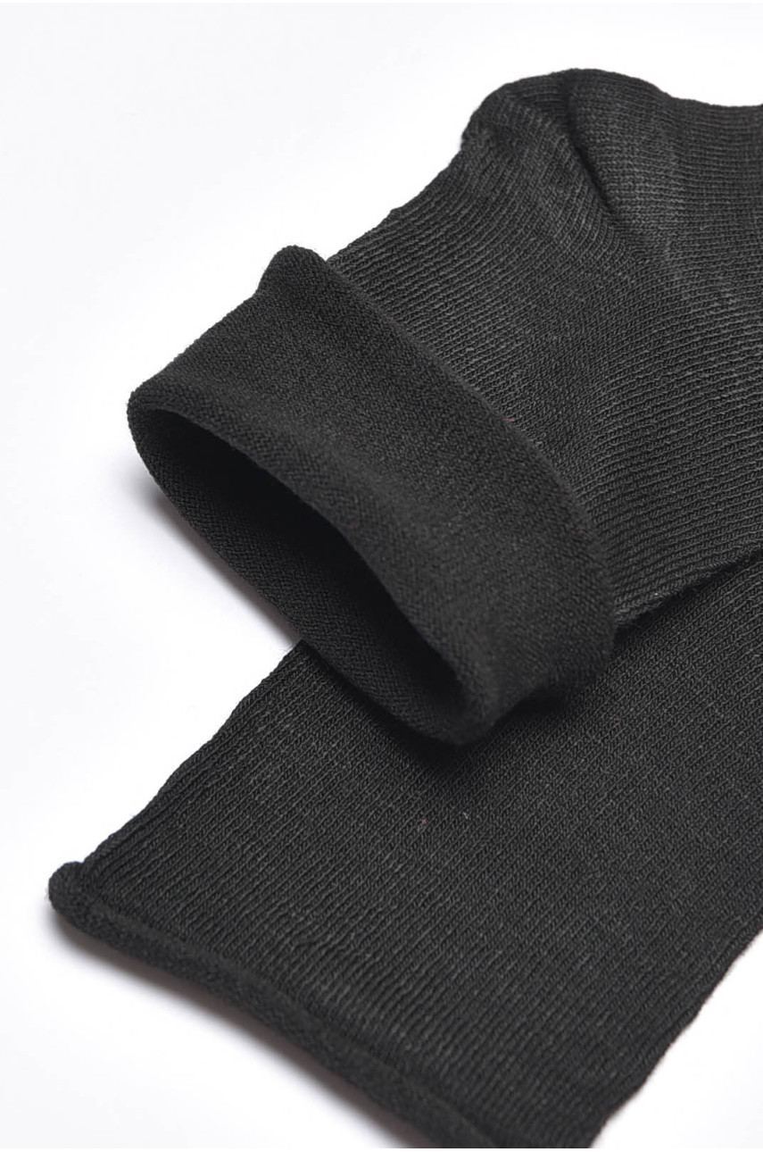 Шкарпетки жіночі медичні демісезонні чорного кольору 198803 Шкарпетки жіночі медичні демісезонні чорного кольору 198803