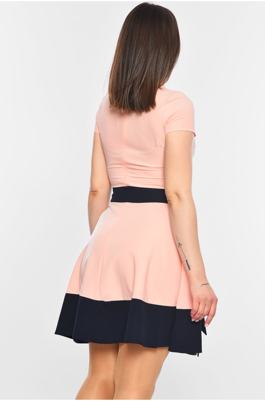 Сукня жіноча персикового кольору 052 198817