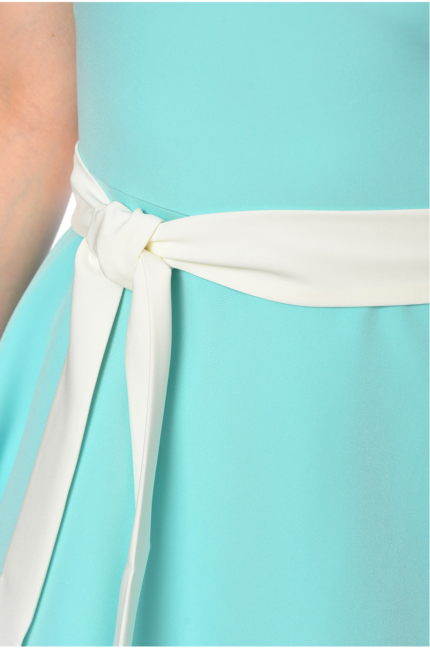 Платье женское бирюзового цвета 052 198821
