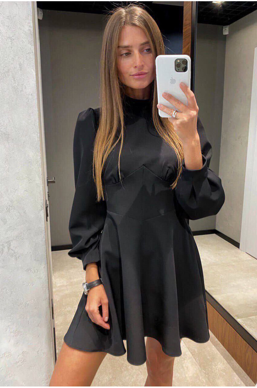 Платье женское черного цвета 1720 198823 Платье женское черного цвета 1720 198823