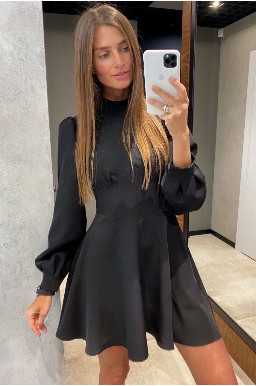 Платье женское черного цвета 1720 198823 Платье женское черного цвета 1720 198823