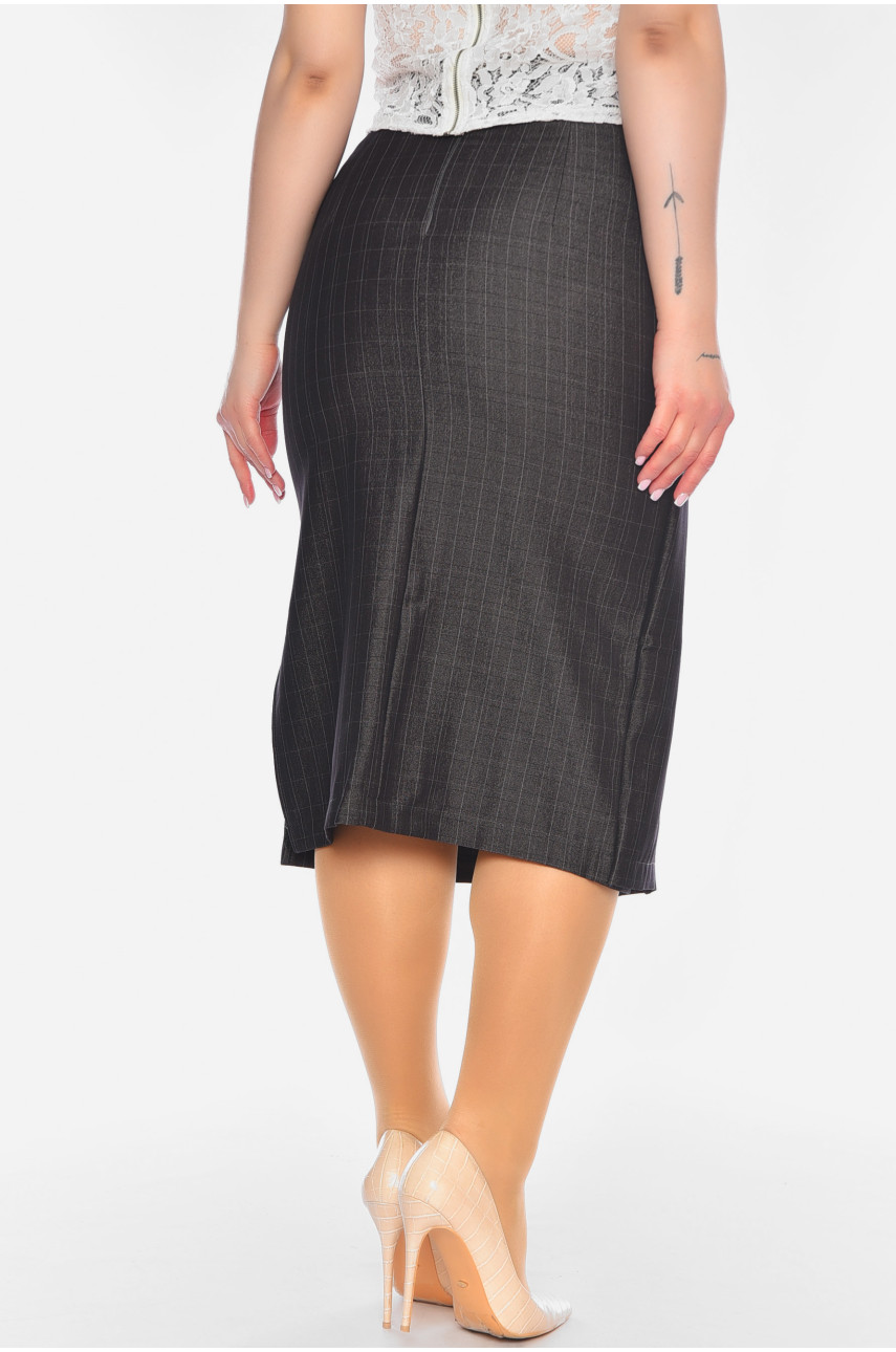 Юбка женская тёмно-серого цвета 1012 198846
