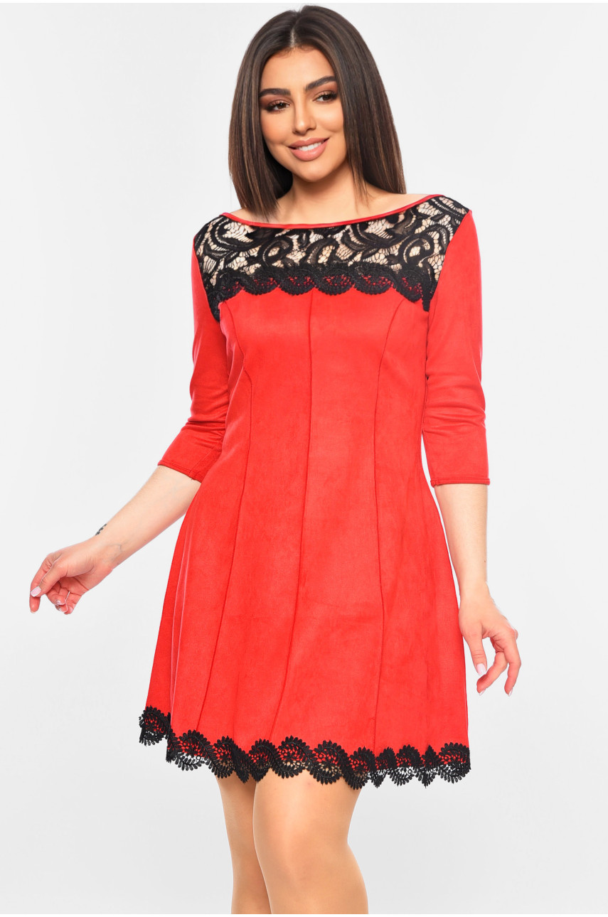 Платье женское красного цвета 006 198860