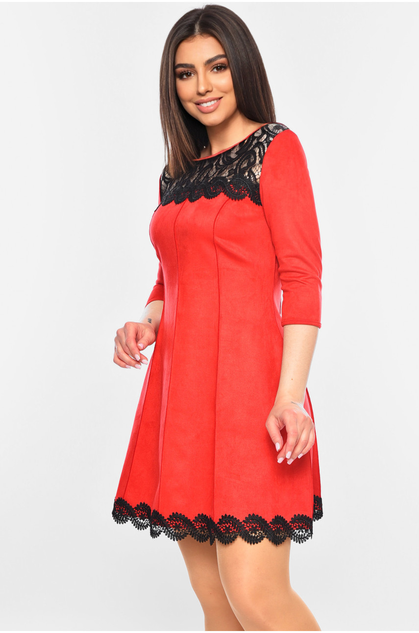 Платье женское красного цвета 006 198860