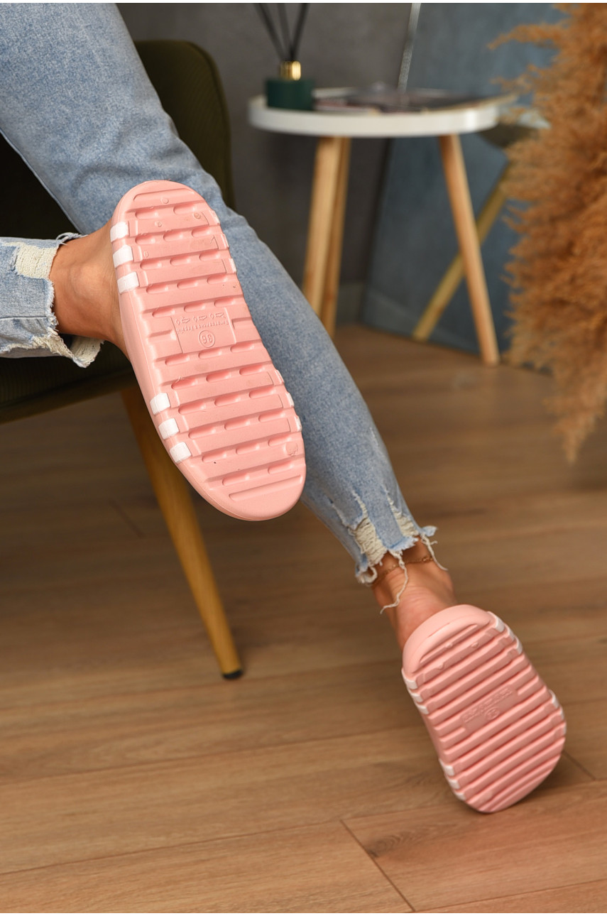 Шльопанці піна жіночі персикового кольору DS-71 198885