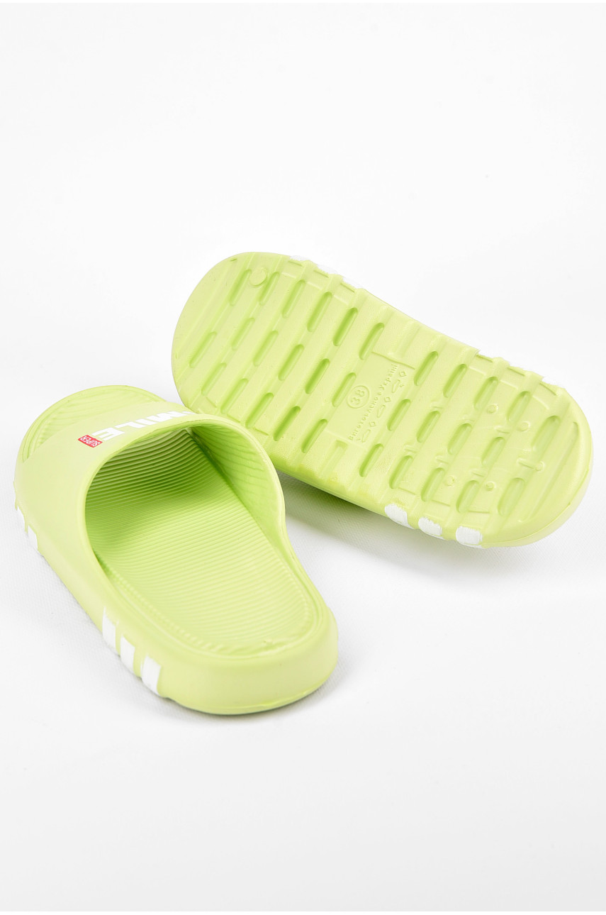 Шльопанці піна жіночі зеленого кольору DS-71 198890 Шльопанці піна жіночі зеленого кольору DS-71 198890