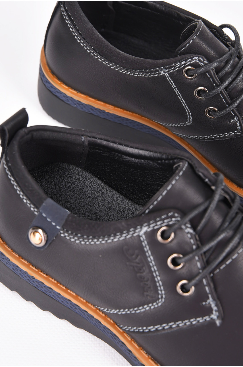 Туфлі дитячі для хлопчика чорного кольору С-6628 198928