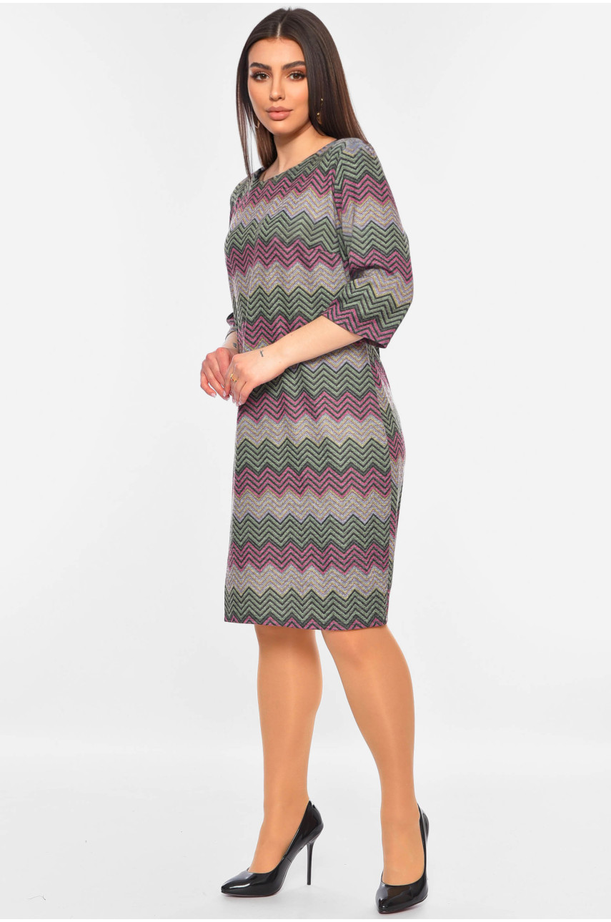 Платье женское серого цвета 198961 Платье женское серого цвета 198961