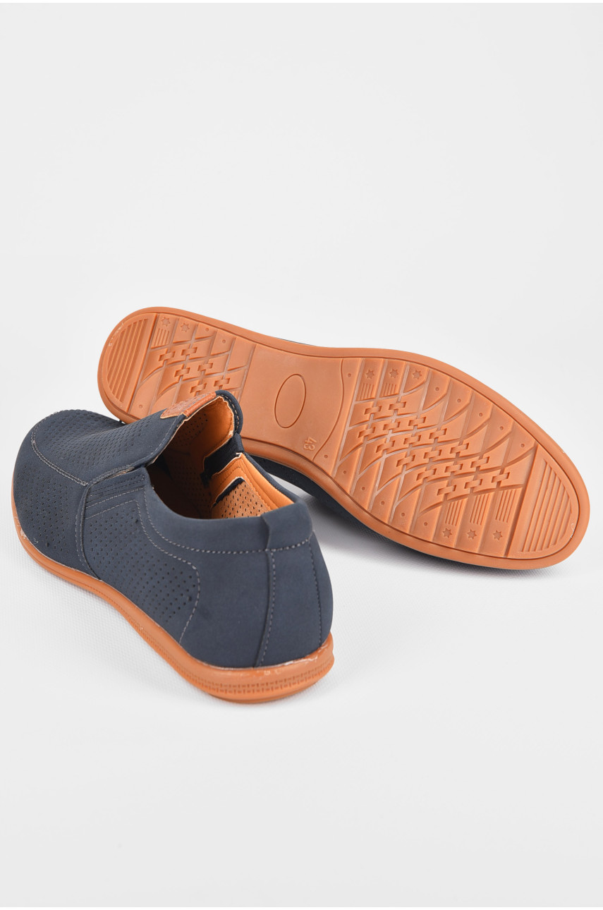 Мокасины мужские темно-синего цвета 81448-2 198980