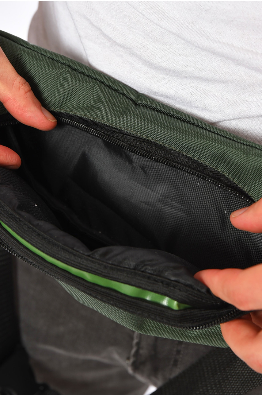 Бананка женская темно-зеленого цвета однотонная 1553140994 199059