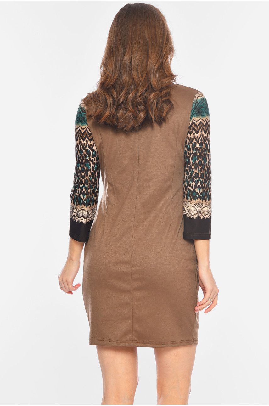 Сукня жіноча бежевого кольору 1015 199082