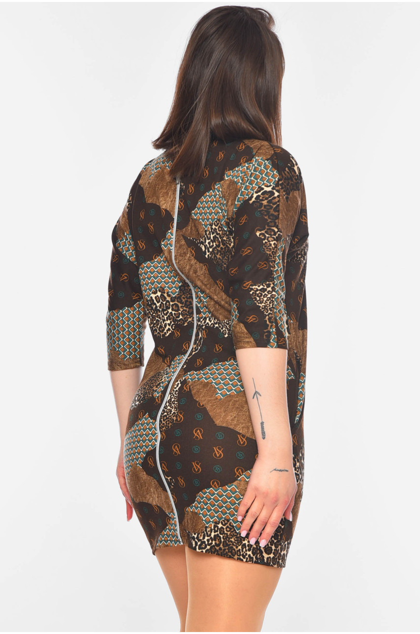 Сукня жіноча коричневого кольору 1020 199084