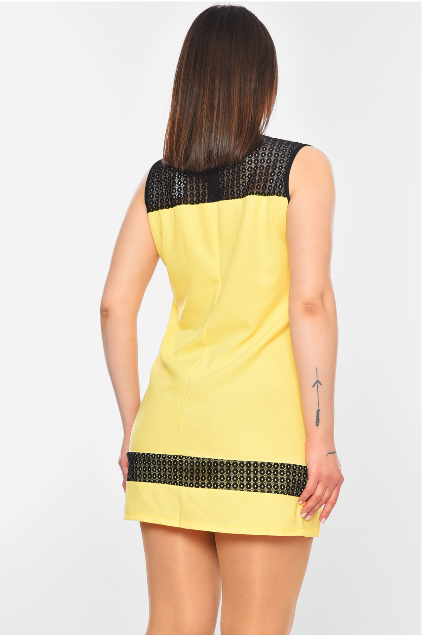 Сукня жіноча жовтого кольору 096 199095