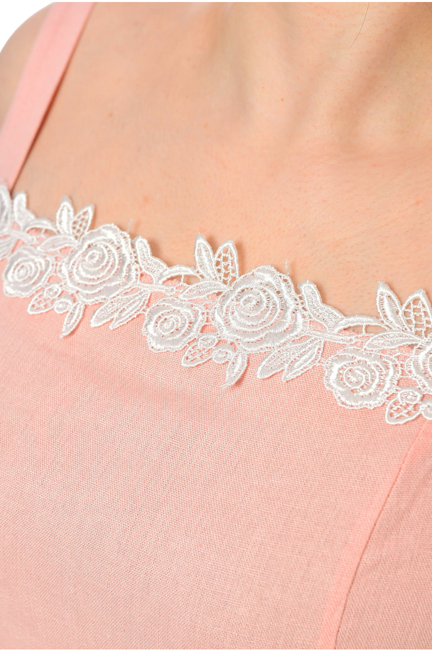 Сарафан жіночий світло-рожевого кольору 054 199109 Сарафан жіночий світло-рожевого кольору 054 199109