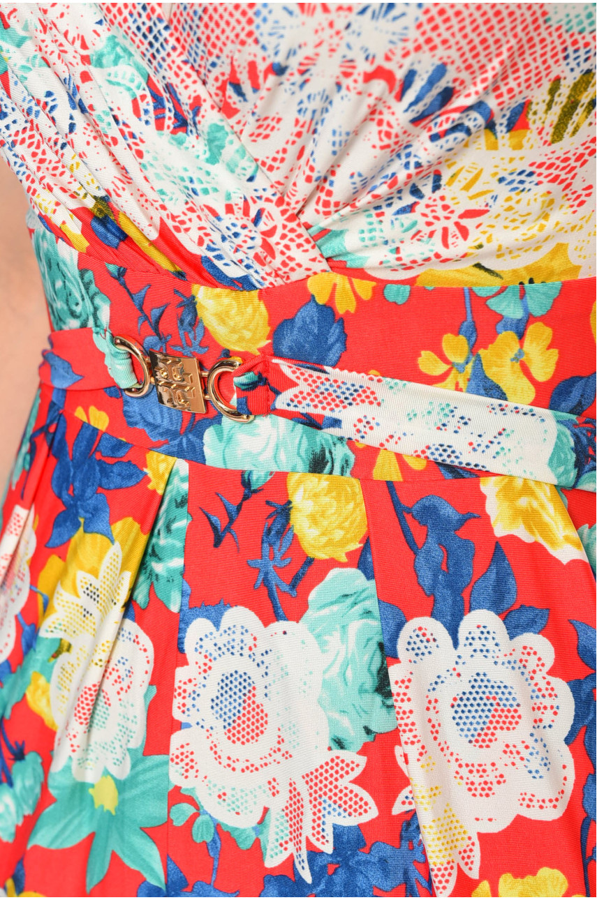 Платье женское красного цвета 199143 Платье женское красного цвета 199143