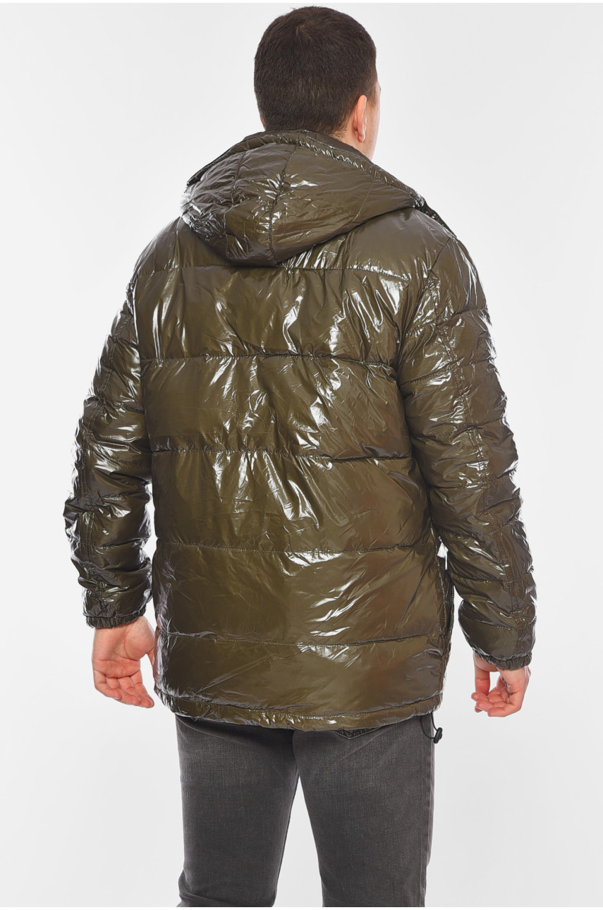 Куртка чоловіча зимова кольору хакі 303 199157 Куртка чоловіча зимова кольору хакі 303 199157