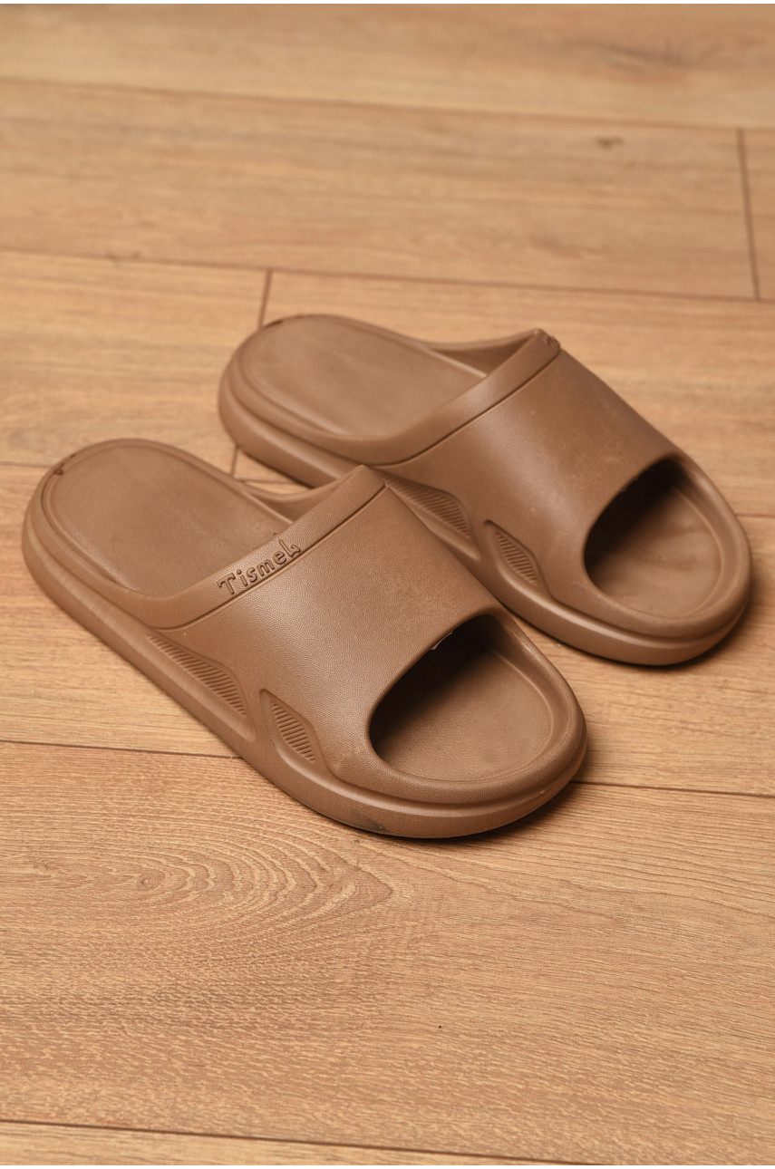 Шлепанцы пена женские цвета мокко С-11 199190