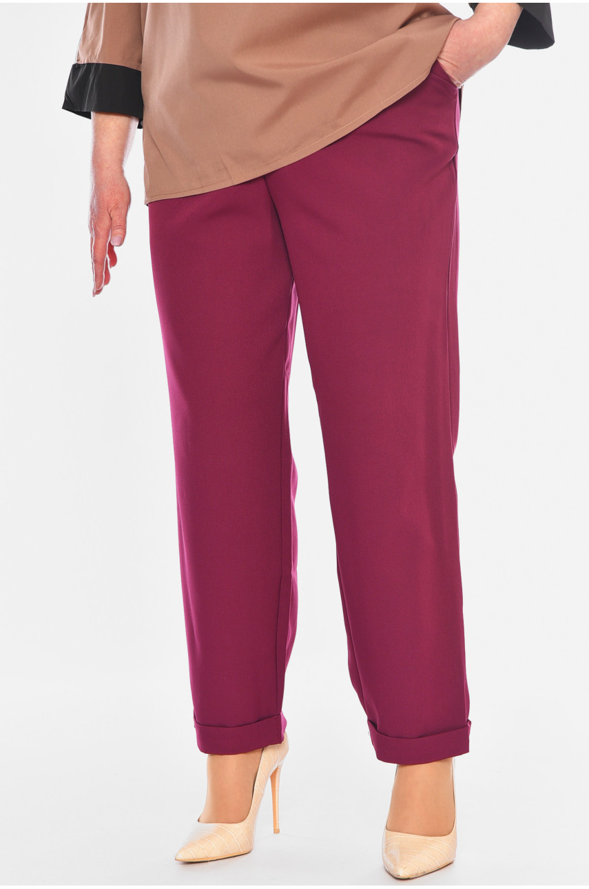 Штани жіночі фіолетового кольору 3040 199206 Штани жіночі фіолетового кольору 3040 199206