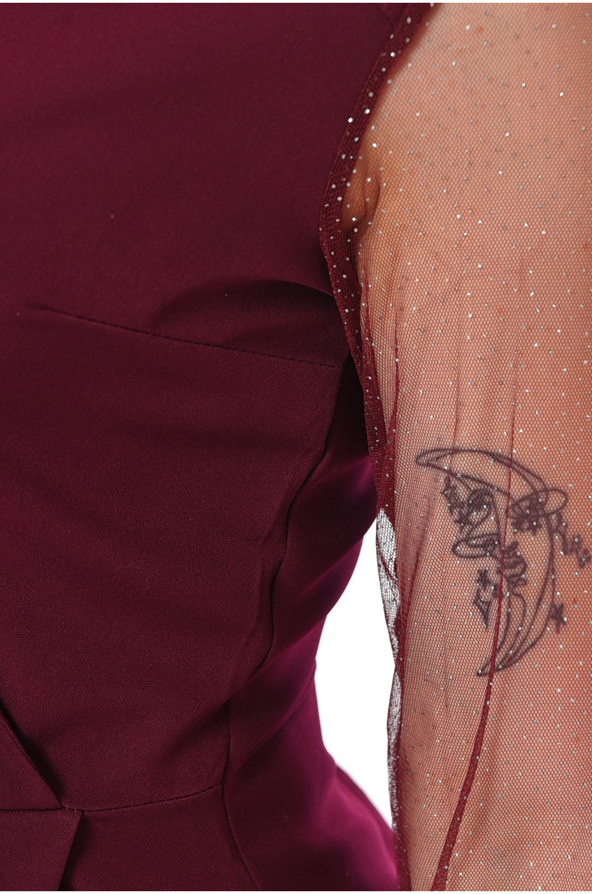 Сукня жіноча напівботальна фіолетового кольору 145 199268