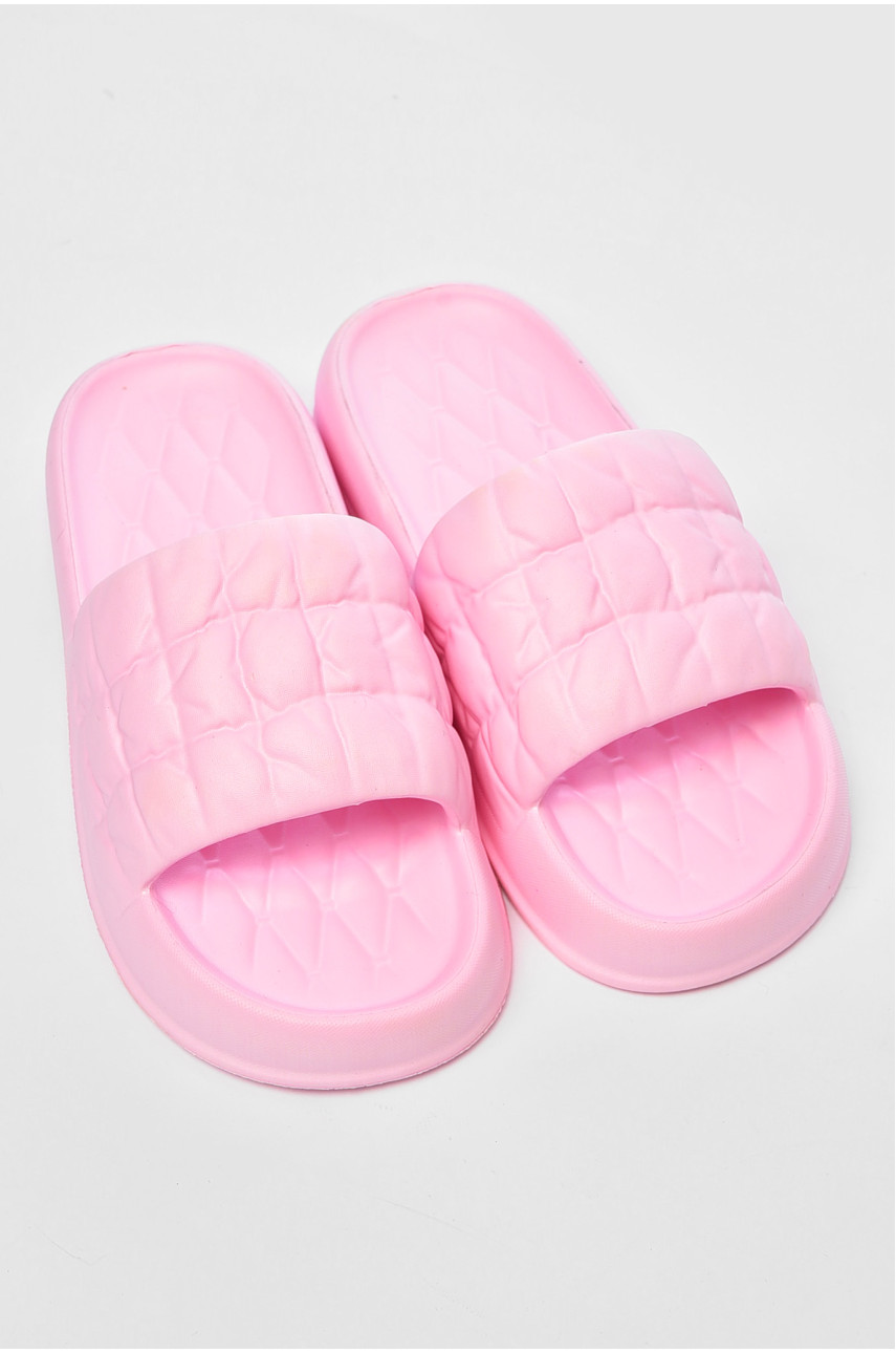 Шлепанцы пена женские светло-розового цвета ПЖ-50 199281