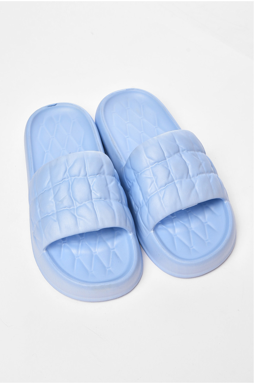 Шльопанці піна жіночі блакитного кольору ПЖ-50 199282 Шльопанці піна жіночі блакитного кольору ПЖ-50 199282