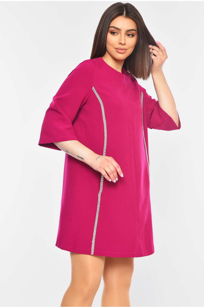 Сукня жіноча малинового кольору 901 199286