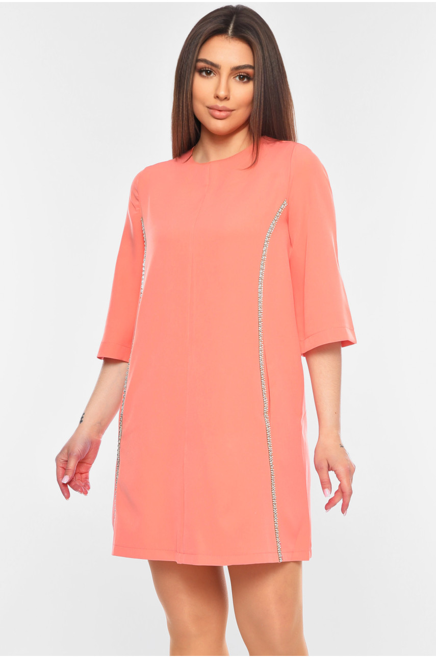 Сукня жіноча коралового кольору 901 199289