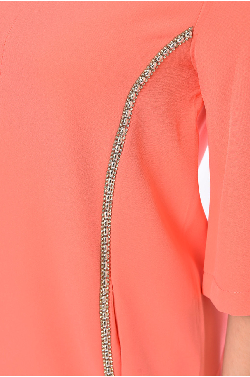 Сукня жіноча коралового кольору 901 199289