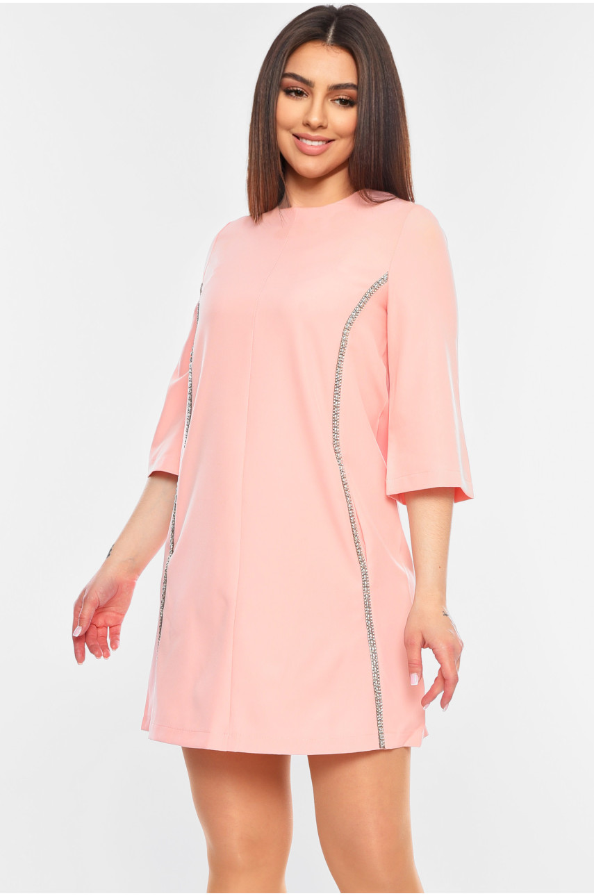 Сукня жіноча світло-рожевого кольору 901 199290 Сукня жіноча світло-рожевого кольору 901 199290