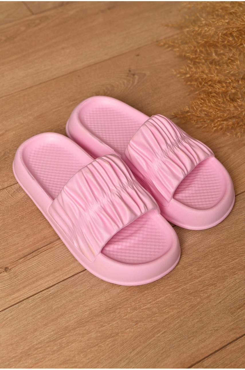Шлепанцы пена женские светло-розового цвета ПЖ-51 199297 Шлепанцы пена женские светло-розового цвета ПЖ-51 199297
