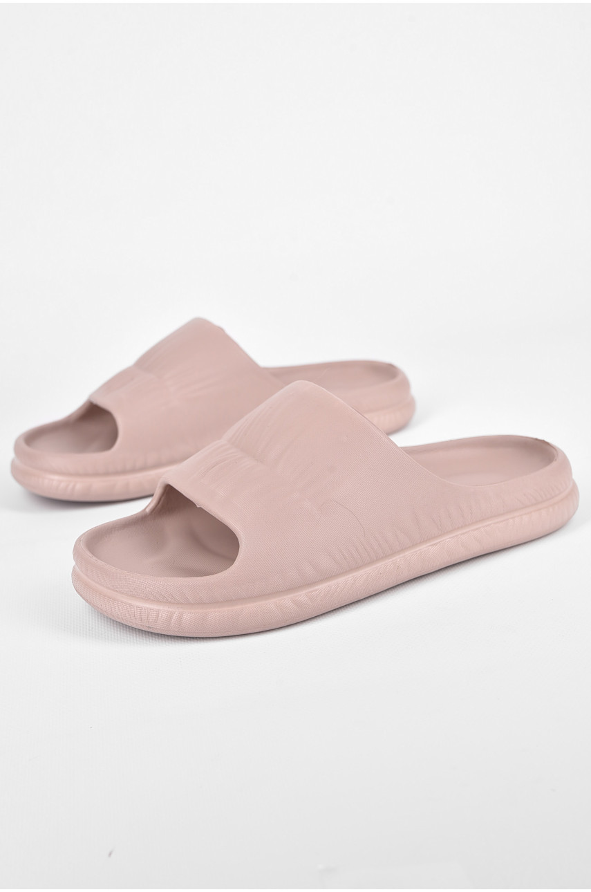 Шлепки пена женские цвета мокко С-101 199301 Шлепки пена женские цвета мокко С-101 199301