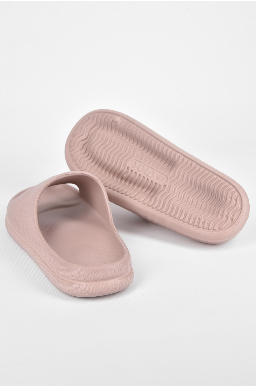 Шлепки пена женские цвета мокко С-101 199301 Шлепки пена женские цвета мокко С-101 199301