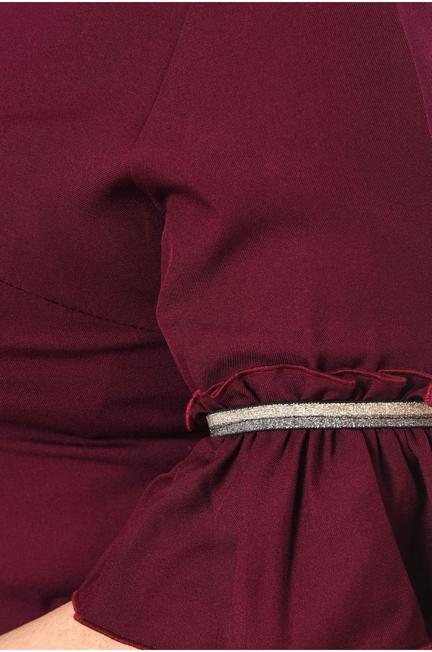 Сукня жіноча батальна темно-фіолетового кольору 223 199309 Сукня жіноча батальна темно-фіолетового кольору 223 199309