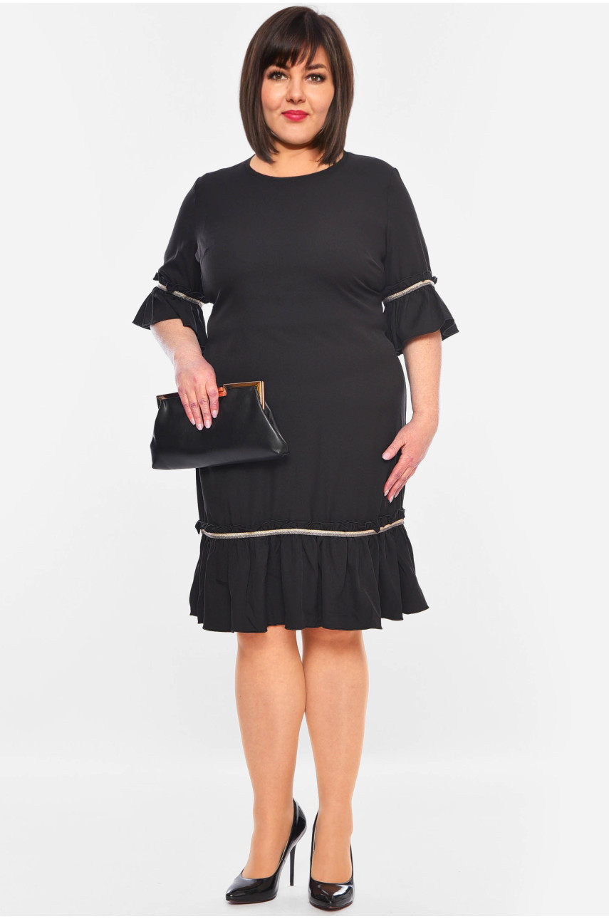 Сукня жіноча чорного кольору 223 199312 Сукня жіноча чорного кольору 223 199312