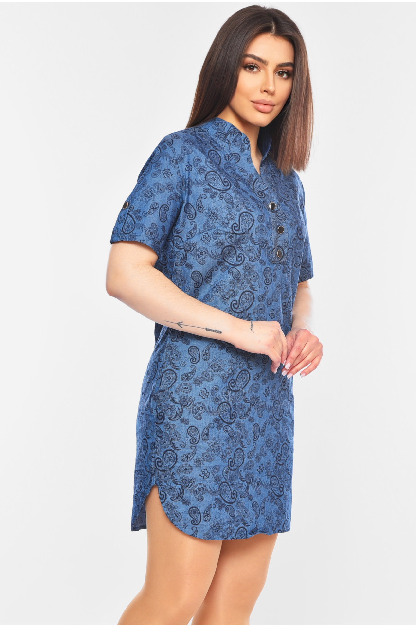 Сукня жіноча синього кольору 027 199320