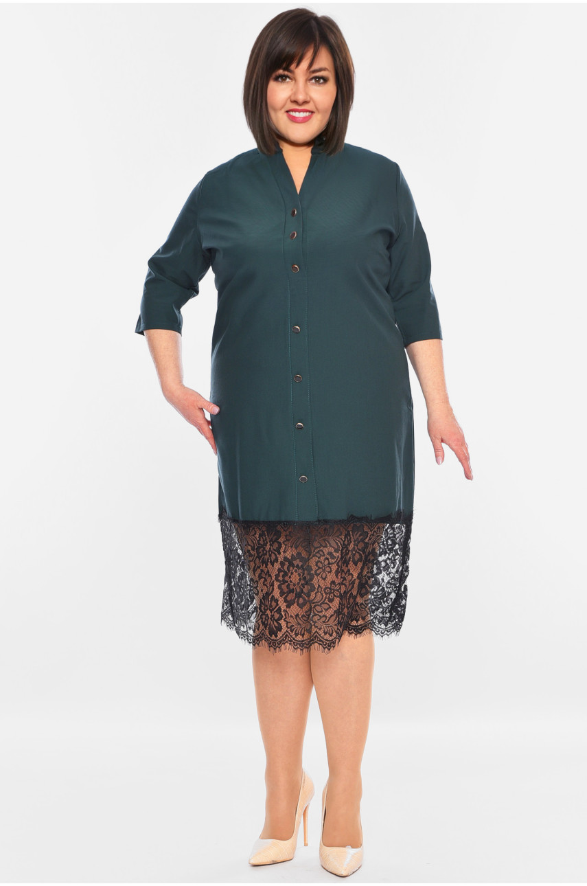 Сукня жіноча зеленого кольору 118 199321 Сукня жіноча зеленого кольору 118 199321