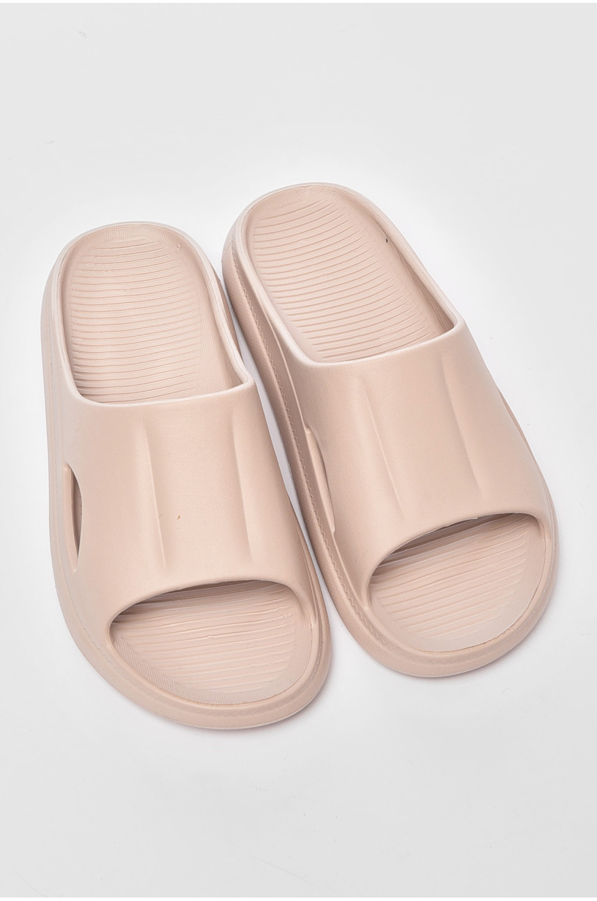 Шлепанцы пена женские пудрового цвета 510-012 199327 Шлепанцы пена женские пудрового цвета 510-012 199327