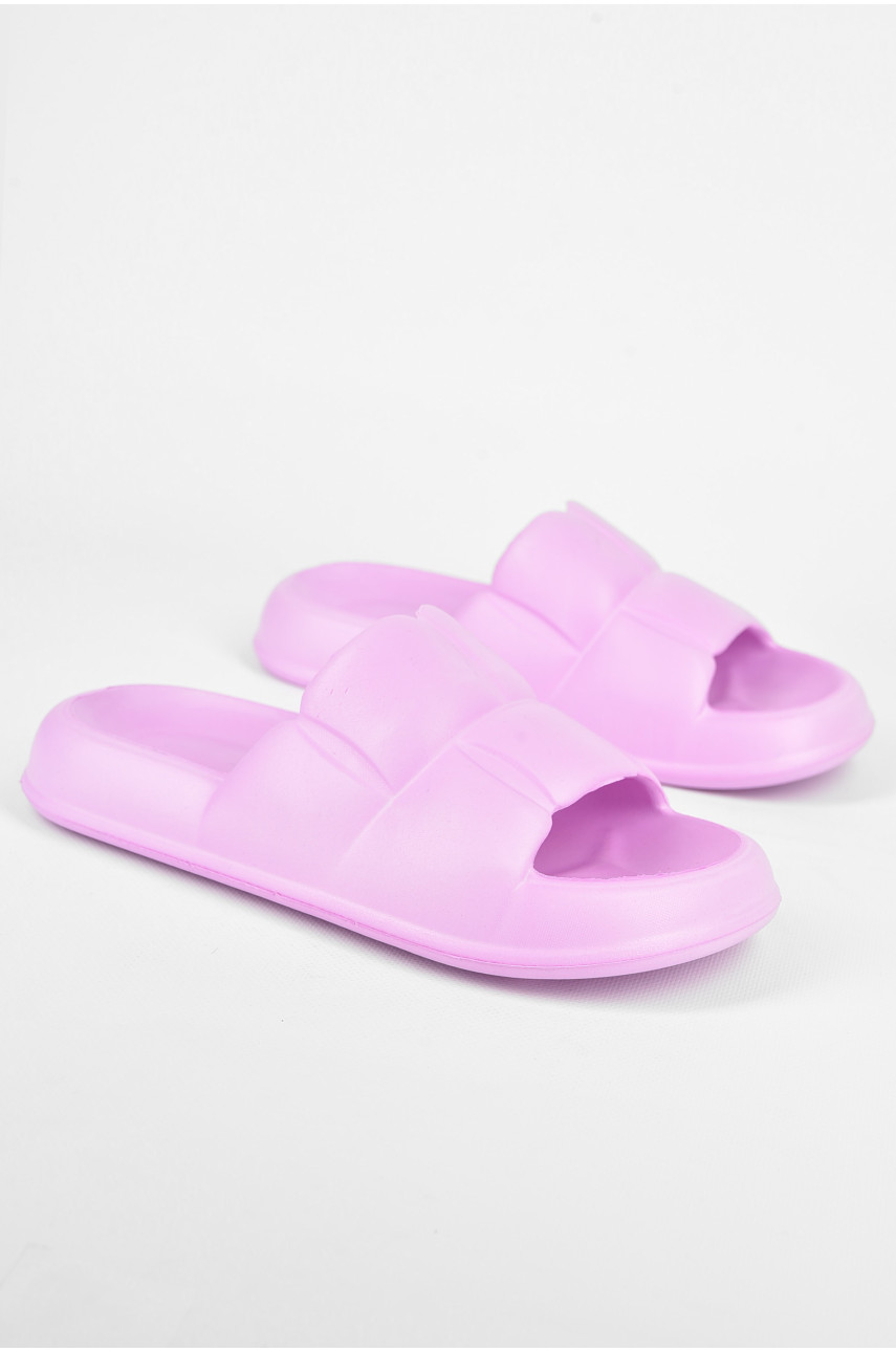 Шлепанцы пена женские сиреневого цвета С-48 199331 Шлепанцы пена женские сиреневого цвета С-48 199331