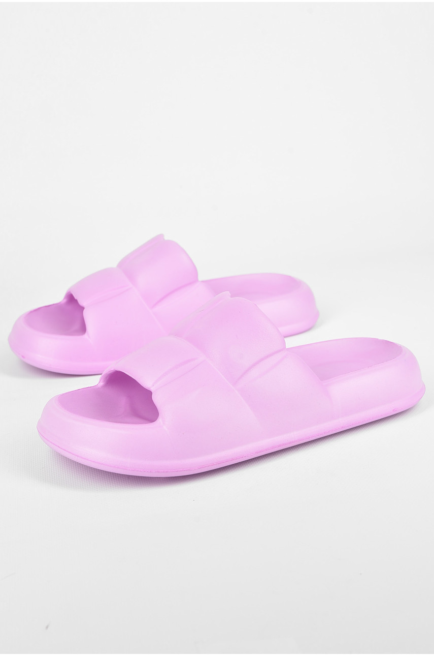 Шлепанцы пена женские сиреневого цвета С-48 199331 Шлепанцы пена женские сиреневого цвета С-48 199331