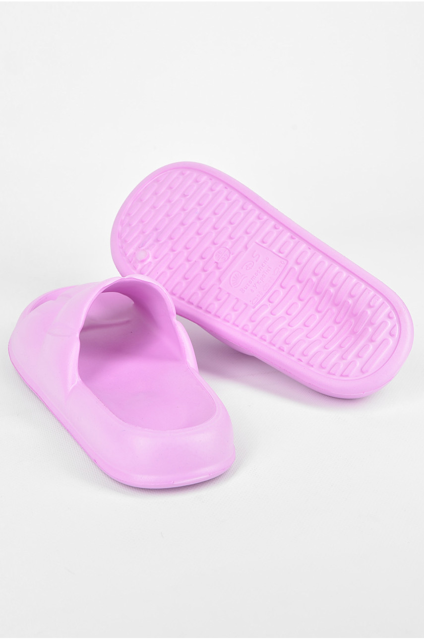 Шлепанцы пена женские сиреневого цвета С-48 199331 Шлепанцы пена женские сиреневого цвета С-48 199331