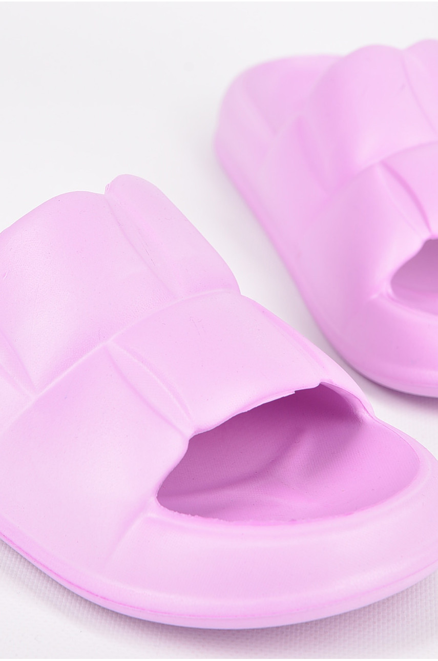 Шлепанцы пена женские сиреневого цвета С-48 199331 Шлепанцы пена женские сиреневого цвета С-48 199331